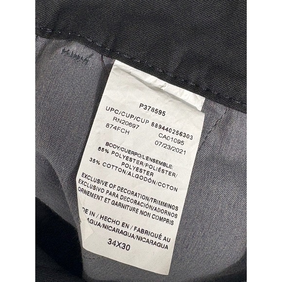 Dickies 874‎ FLEX Original Fit Work Pants Men's 34x26 Gray Flat Front - Picture 5 of 9
